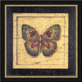 Hand-Painted Oil Painting with PS Frame for Butterfly Image