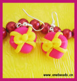 Fashion Polymer Clay Earring Jewelry (PXH-1023)