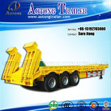 3 Axles 50t Low Bed Container Semi Truck Trailer (LAT9405TDP)