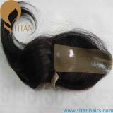 Indian Human Hair Toupee Full PU Hair Piece for Women