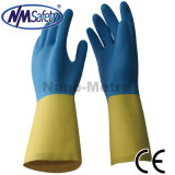 Nmsafety Chemical Resistant Nitrile and Latex Work Glove