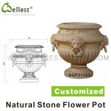 Natural Limestone/Bluestone/Sandstone/Grantie/Marble Garden Port Flower Pot and Plant Pot