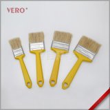 Yellow Plastic Firm Handle Paint Brush Natural Bristle (PBP-035)