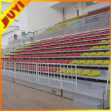 Jy-706 Retractable Aluminum Bleacher Plastic Seat Movable Leg Wholesaler Sport Stadium Seating