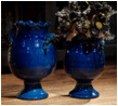 Big Blue Flower Vase for Home Furnishing Decor (sp-522)