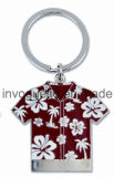Zinc Alloy T-Shirt Keychain for Souvenir