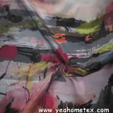 Stretch Sateen with Digital Printing Finish