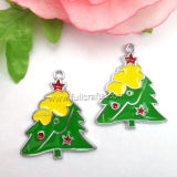 37*31mm Cute Christmas Tree Pendants, Fashion Jewelry Accessory (FC-1324)