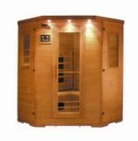 Hemlock or Cedar Wooden Sauna Room for 2 People