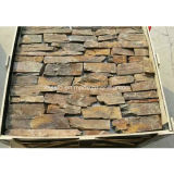 Natural Slate Rusty Irregular Wall Stone for House