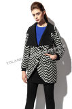 Wool Fashion Women's Folded Collar Coat /Women's Winter Clothing (SJ007)