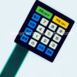 Custom Pillow Embossed Membrane Switch with Metal Dome