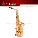 Eb Key Golden Lacquer Finish Professional Alto Saxophone (AAS6506G)