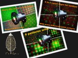 Waterproof Green and Red Laser Garden Light with Many Different Effect