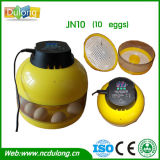 CE Approved Small Size 10 Eggs Chicken Egg Incbuator