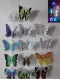 Electric Fibre Optic Butterfly/Garden Ornaments/Home Decoration/Garden Butterfly Art/Fiber Optic Butterfly with Suction Cup/Garden Butterfly Light
