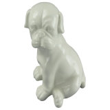 Animal Shaped Porcelain Craft, Ceramic Dog 6527