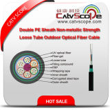 GYFTY53 Double PE Sheath Non-Metallic Strength Loose Tube Outdoor Optical Fiber Cable