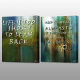 Life Motto 24X36in Print Art Wall Painting