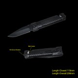 Survival Knife with Belt Cutter & Window Breaker (#3706)