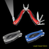 Multi-Tools with Anodized Aluminium Handle & Flashlight (#8210)
