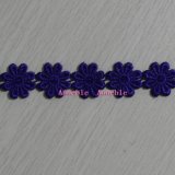 2015 Fashion Flower Design Chemical Lace for Dress
