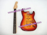 Hot! St Style Elm Wood Body/ Rosewood Scalloped Neck/ Electric Guitar Kits (AHE-153)