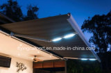 Side Awning, Balcony Awning Retractable Awning with Arm LED Light