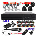 8CH H. 264 DVR IR Camera CCTV System DVR System Dh3208KCB