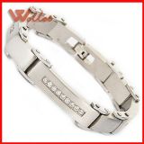 Rhinestone Bike Chain Bracelet Stainless Steel Jewelry (STB-2336)