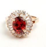 Fashion Red Diamond Rings (FQ-8008)