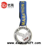 Wholesale Metal Antique Custom Sports Medal with Ribbon (M0024)