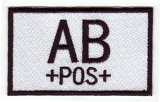 AB+POS+ Embroidery Label or Patch