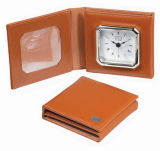 Leather Pocket Clock (KV703)
