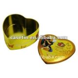 Fine Quality Hot Sale Heart Shape Coffee Tin Box (BDD-202)