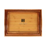 Serving Tray for Tableware/Bar/Homeware/ Hotel/Kitchenware/Fruit/Food/Bamboo/Wood/Eco-Friendly/Kitchen Implement/Daily Use (LC-387A)