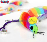 Colorful Plush Soft Mouse Pet Toy with Squeaker for Cat Bosw1081/12cm