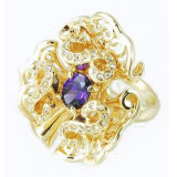 Many Zircon Flowers Fashion Jewellery for Ring (A04485R1S)