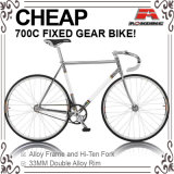 Cheap Hi-Ten Chrome 700c Fixed Gear Bicycle (ADS-7066S)