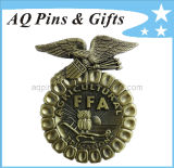 3D Ffa Metal Badge Souvenir with Antique Badge (badge-006)