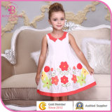 100%Cotton Smock Girl Dress, Cute Flower Kids Clothes Dresses
