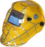 Yellow Web Solar Power Auto Darken Welding Helmet
