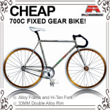 Paint Decal 700c Fixed Gear Bicycle (ADS-7108S)