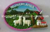 OEM Netherlands Polyresin Fridge Magnet for Souvenir (PMG100)