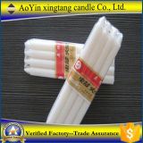 Bright Flameless Candle/Taper White Candles