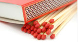 Natural Wooden Sticks Red Head Wooden Safety Matches