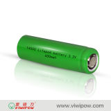 600mAh 3.2V Ifr Rechargeable Fe Battery for E-Bike