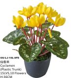 Artificial Plants and Flowers of Cyclamen Gu-Lj-15L-10f