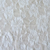 Rose Design Spandex Nylon Mesh Lace Fabric