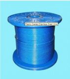 Factory Supply Blue PVC Coated Steel Wire Rope